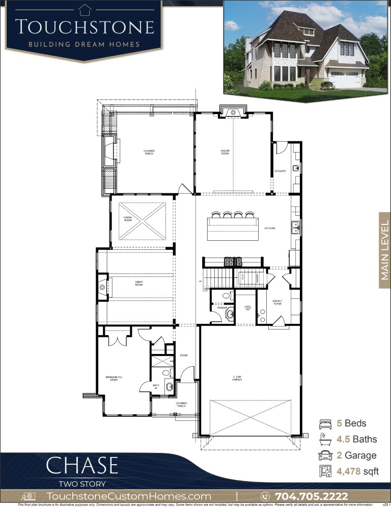 Chase 1st V25.1 Touchstone Custom Homes Custom Home Builder Mooresville NC (1366x768)