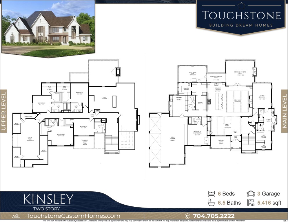 Kinsley V25.1 Touchstone Custom Homes Custom Home Builder Mooresville NC (1366x768)