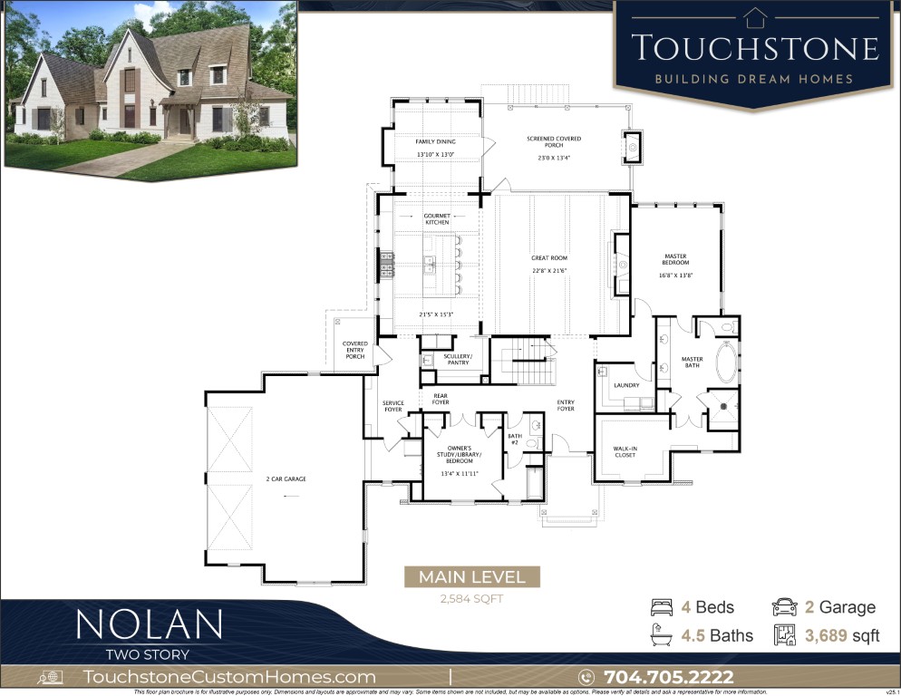 Nolan 1st V25.1 Touchstone Custom Homes Custom Home Builder Mooresville NC (1366x768)